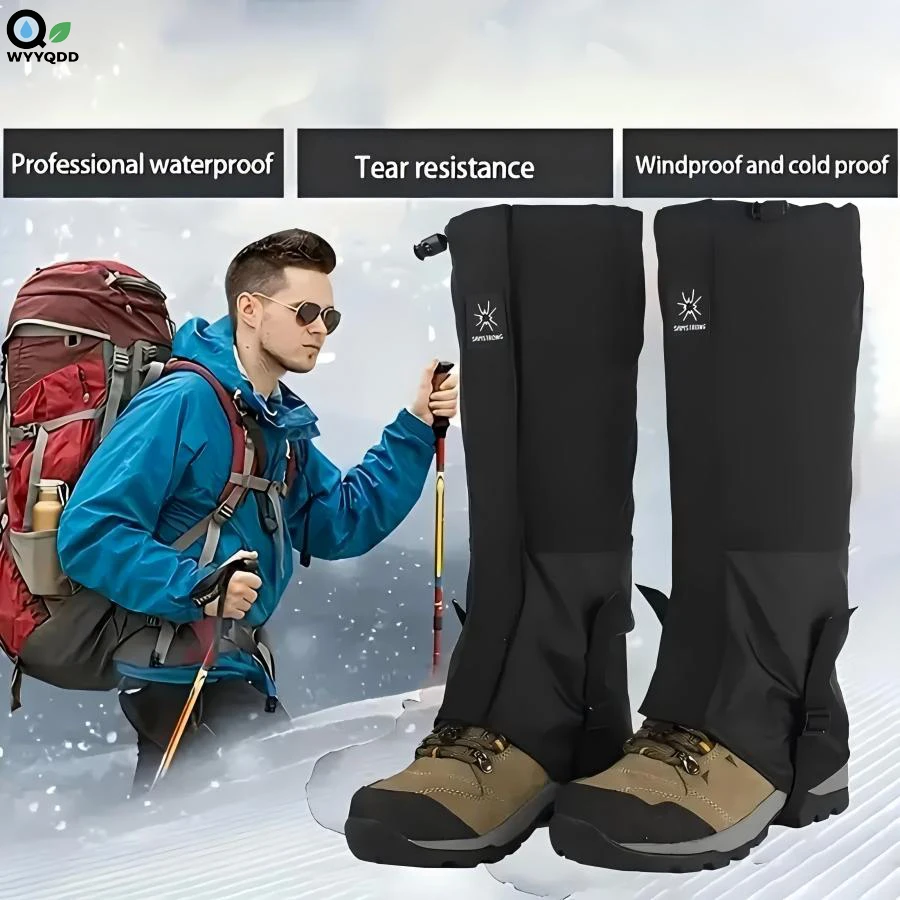 

1 Pairs Waterproof Hiking Gaiters Breathable Desert Mountain Climbing Gaiters for Hiking,Hunting,Walking Skiing for Men & Women