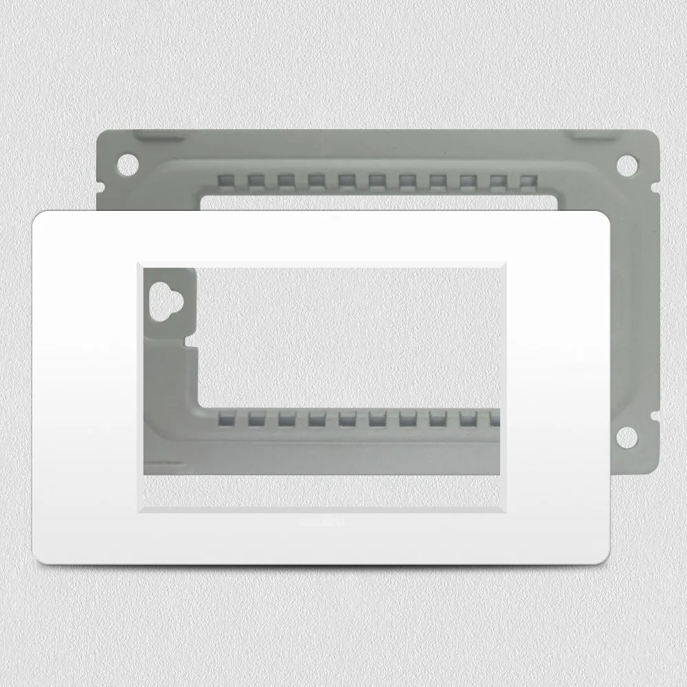 220V 16A 250V Wall Socket Module USB Fast Charge Modular Sockets And Switches PC Panel Wall Power Socket Switch