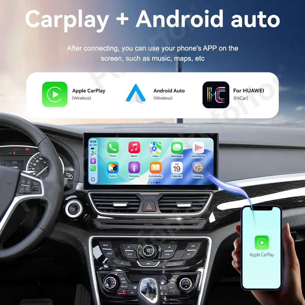 Smart Large Screen Car Audio 15.8 Inch Android 15 HD Touch Android Auto GPS Navi Stereo DSP Head Unit For Geely Borui 2015-2016