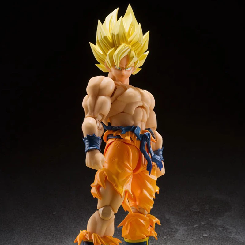 

Shf Dragon Ball Z Son Goku Легендарная фигурка ПВХ Подвижная коллекция Аниме 17 см Супер Сайян Какаротто Фигурка Модель игрушки