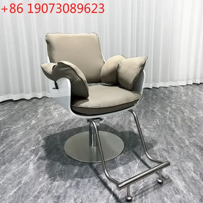 

High Recliner Adjustable Barber Chair Cosmetic Styling Hydraulic