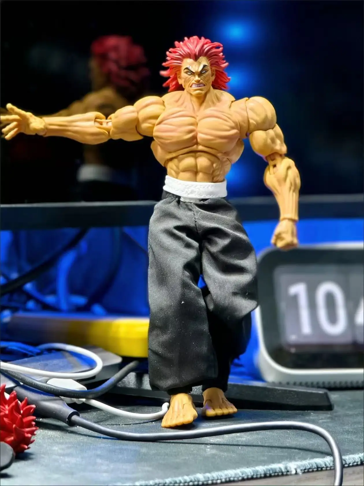 Anime St Baki Hanma Son Of Ogre Hanma Yuujiro Figurine Ko Fighting Action Figure Yujiro Model Collection Toys Boys Birthday Gift