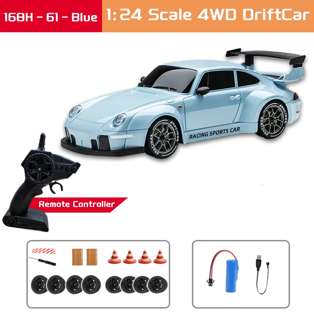 

New 2.4G High-Speed Vehicle 4WD Electric Remote Control 1:24 RC Cars Limited Edition Boy Competition Drift Cars Toy Best Gifts
