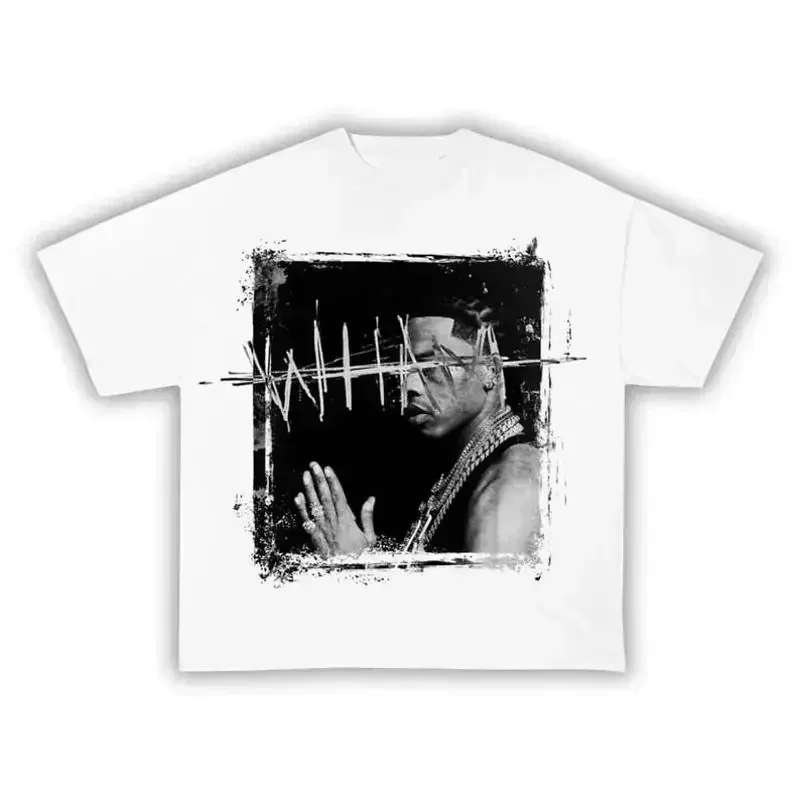 Lil Baby Wham Tour Graphic T-Shirt Unisex Hip Hop Cotton Tee Gift Fan