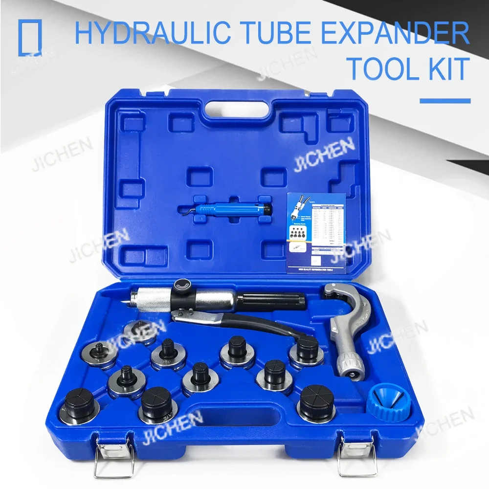 

Набор инструментов для расширения труб RJC с 11 насадками для расширения медных труб кондиционеров и холодильников