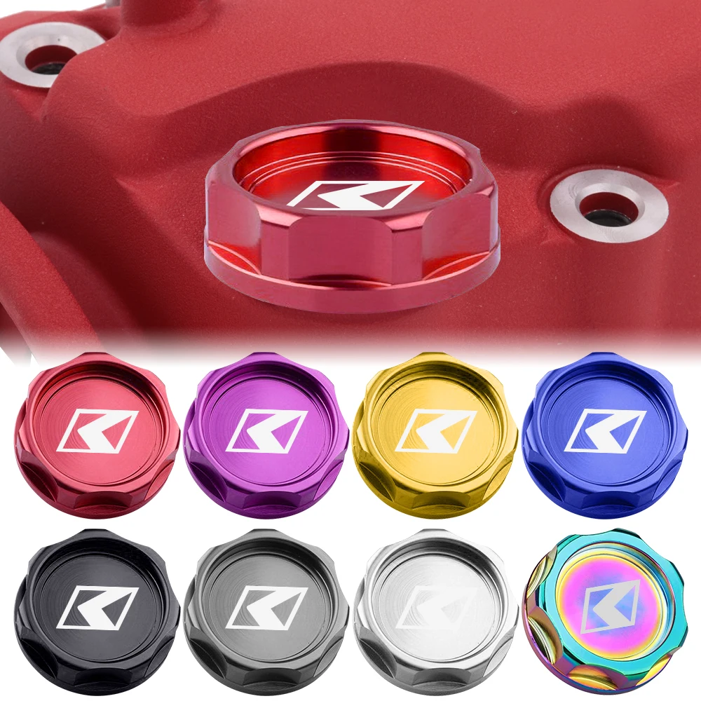 غطاء زيت ألومنيوم على طراز K لهوندا ونيسان ، نمط ثقب دائري دائري ، تصميم سيارة سباق JDM ، علامة تجارية جديدة