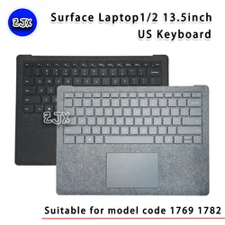 For Microsoft New Original Surface Laptop1 Laptop2 13.5inch American US Keyboard 1769 1782  Notebook with Touchpad