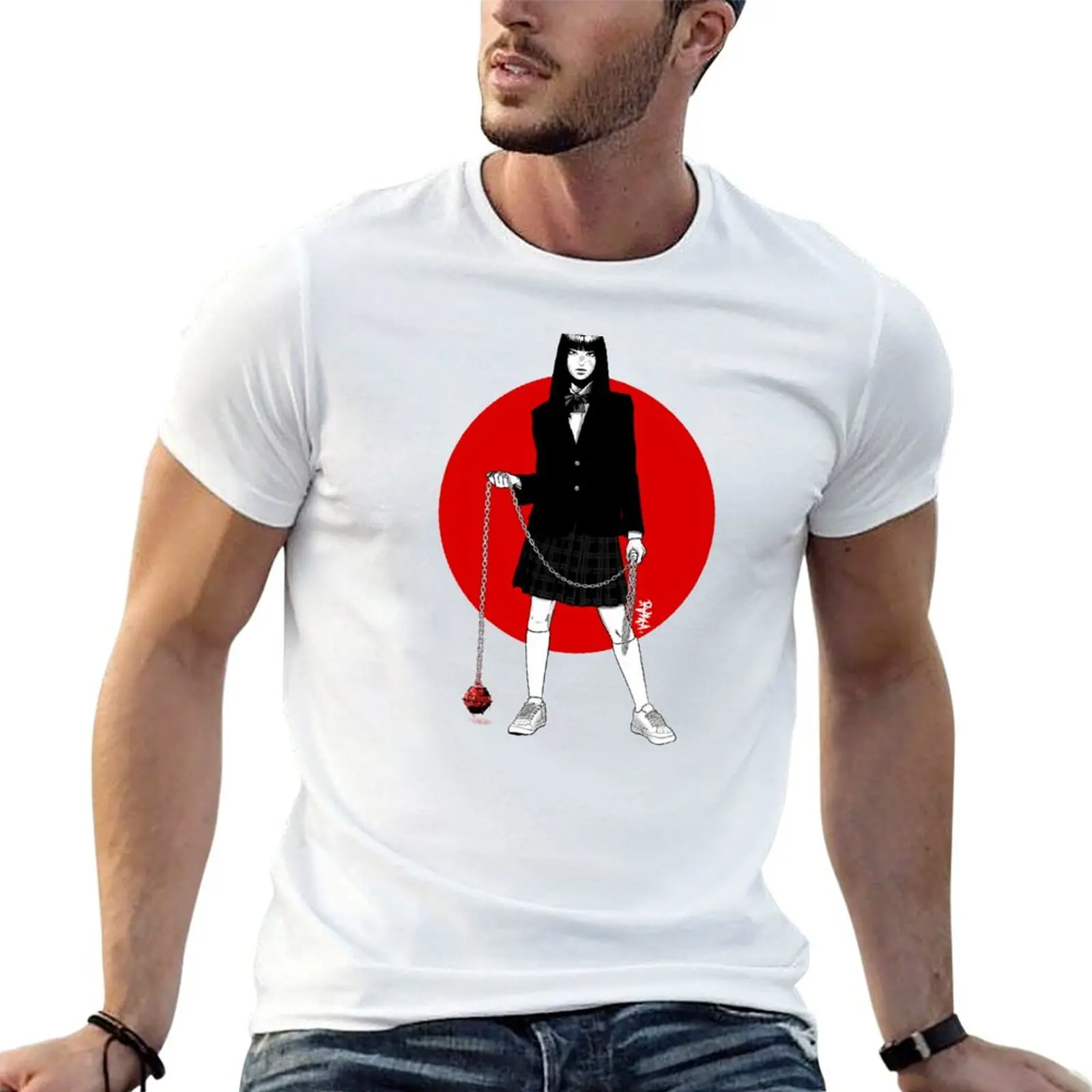 

Футболка Gogo Yubari, мужская простая мужская футболка, летняя футболка