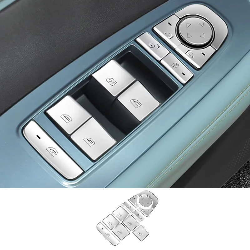 New! For BYD Seagull 2023-2024 Door Window Glass Lift Panel Control Button Switch Adjustment Cover Trim Sticker