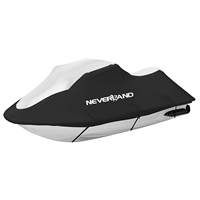 Oxford Trailerable Boat Cover Waterproof Fishing Ski Bass Speedboat V-Shape Boat Cover Rain Sun Protector Speedboat 115-145inch