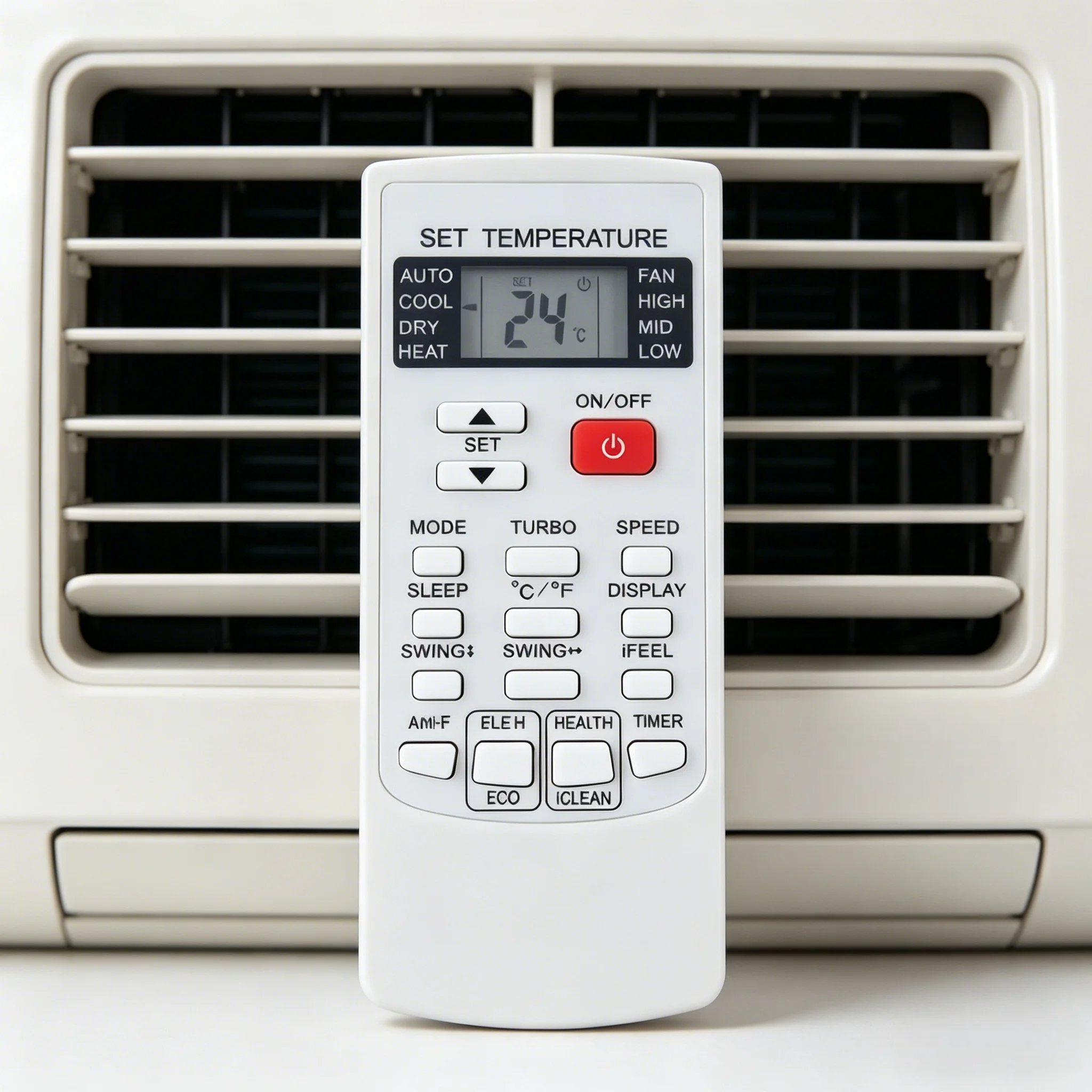 Tailored AC Remote Replacement for AUX Air Conditioner, Compatible with YKR-H/102E YKR-H/002E YKR-H/006E YKR-H/101E