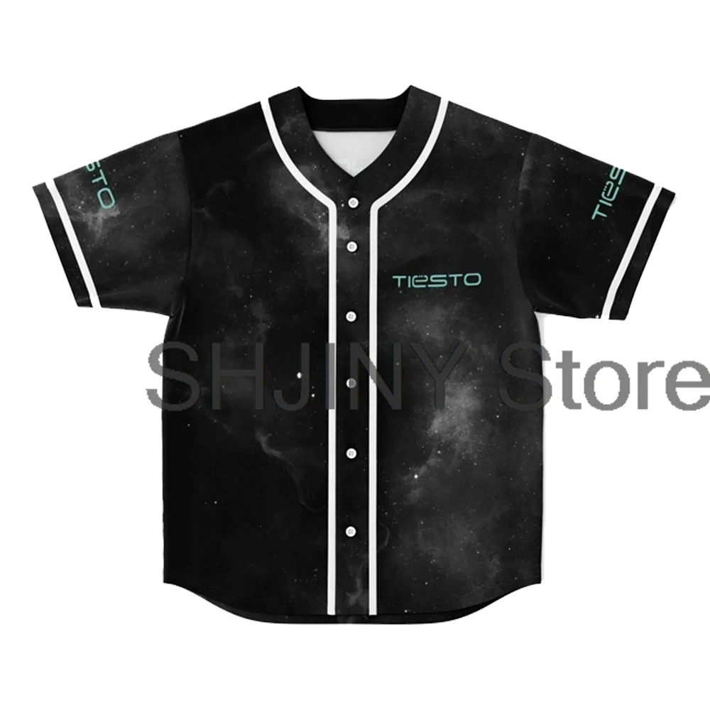 Tiesto Carry You Home Jersey Baseball Jacket Shirts Short Sleeve Tee Women Men Streetwear Tops Hip Hop Clothes