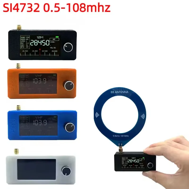 Pocket Mini Multiband Radio LSB USB AM FM HF SW MW VHF Portable Wireless Receiver For Outdoor Shortwave Hobby Listening