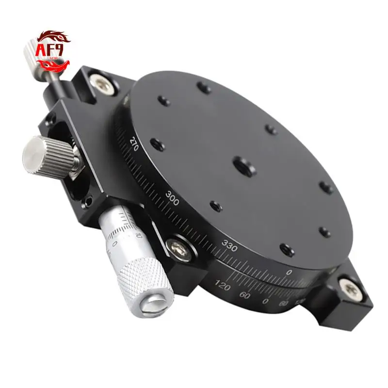 

AF90-60Mm Fine Tuning Optical Sliding Stage, R-Axis Manual Linear Stage Trimming Platform Bearing Tuning Sliding Table