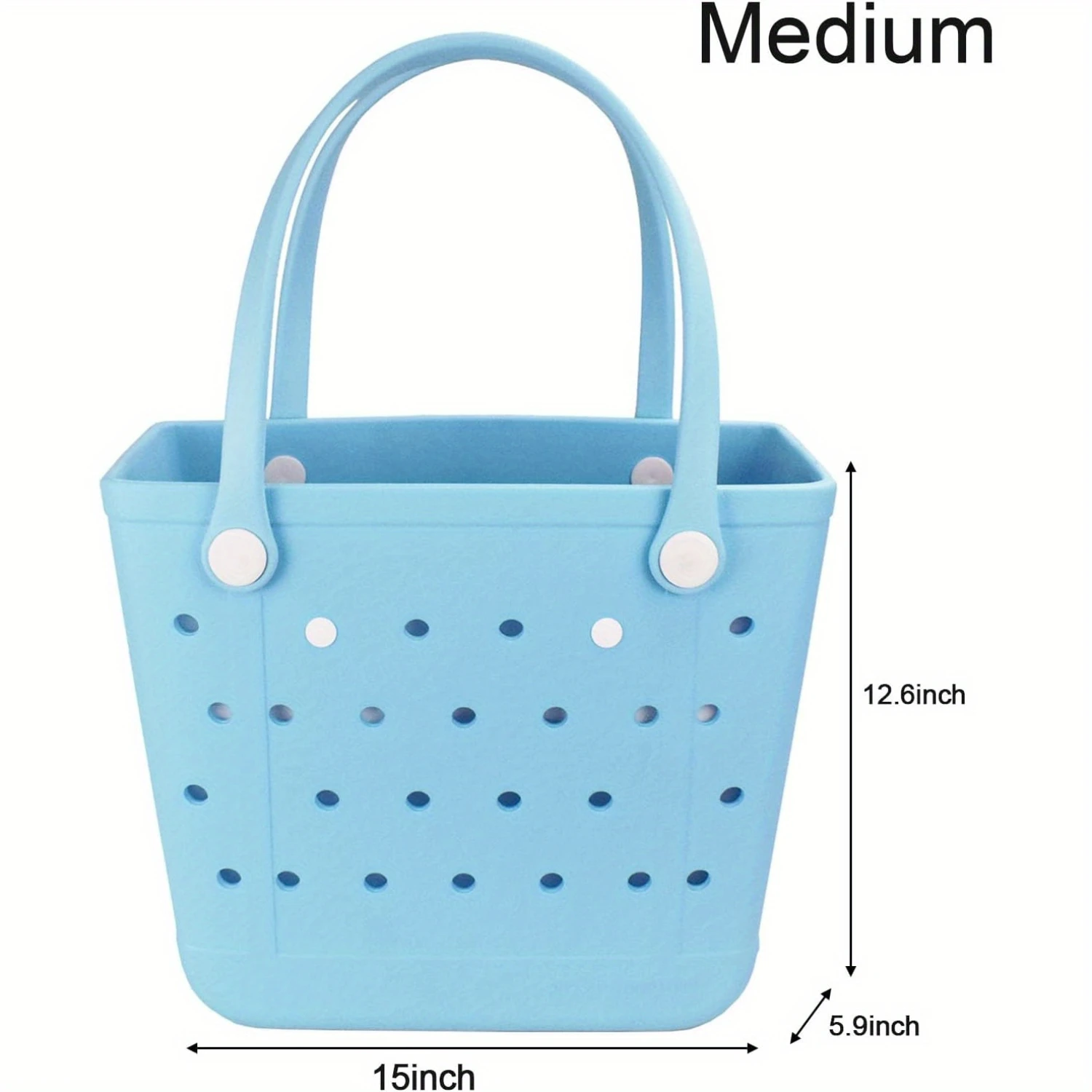 Beach bag Original Medium Waterproof Washable Tip Proof Durable Open Tote Bag for the Beach Boat Pool Sports women gift