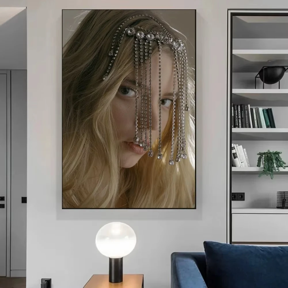 Anya Taylor Joy Poster Vintage Poster Wall Art Painting Study Aesthetic Art Large Size Wall Stickers