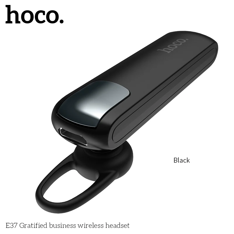 HOCO E37 Business Bluetooth Earphone Wireless Handsfree English Headphones Long time Standby Headset With Mic For iPhone Xiaomi