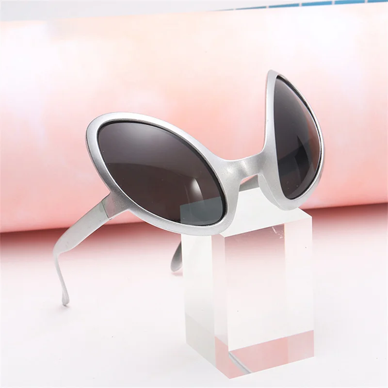 Funny Alien Glasses Men Woman Fashion Rainbow Lenses Sun Glasses Holiday Dance Party Alternative Shapes Eyewear Parties Supplies - view 5