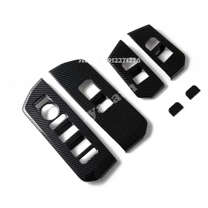L/RHD For Kia Seltos 2026 2027 ABS carbonfiber car door Armrest Window rise Switch glass Lift control Panel Interior Accessories