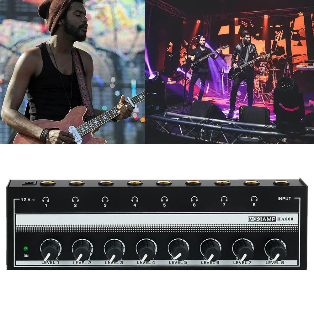 Ultra-Compact 8 Channel Stereo Headphone Amp 2