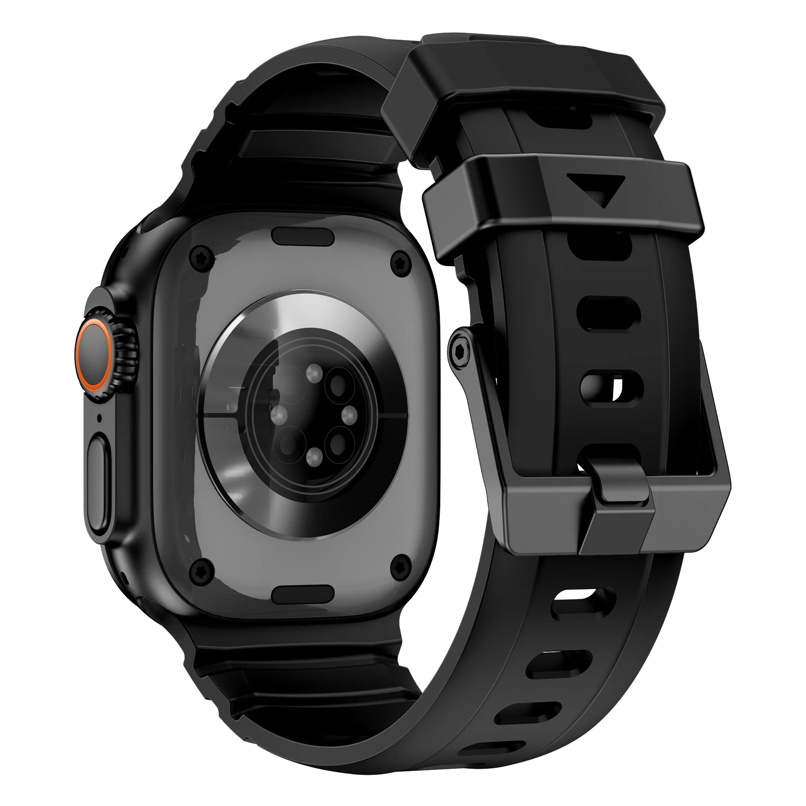 Silicone Strap For Apple Watch Ultra 2 Band 49mm rubber correa belt Bracelet iWatch Series 10 9 6 3 7 8 SE bands 44mm 45mm 46mm