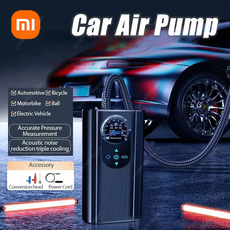 Xiaomi Air Pump Mini Digital Portable Tire Inflator Car Air Compressor Pump For Auto Car Motorcycle Bicycle Sedan Inflatable New