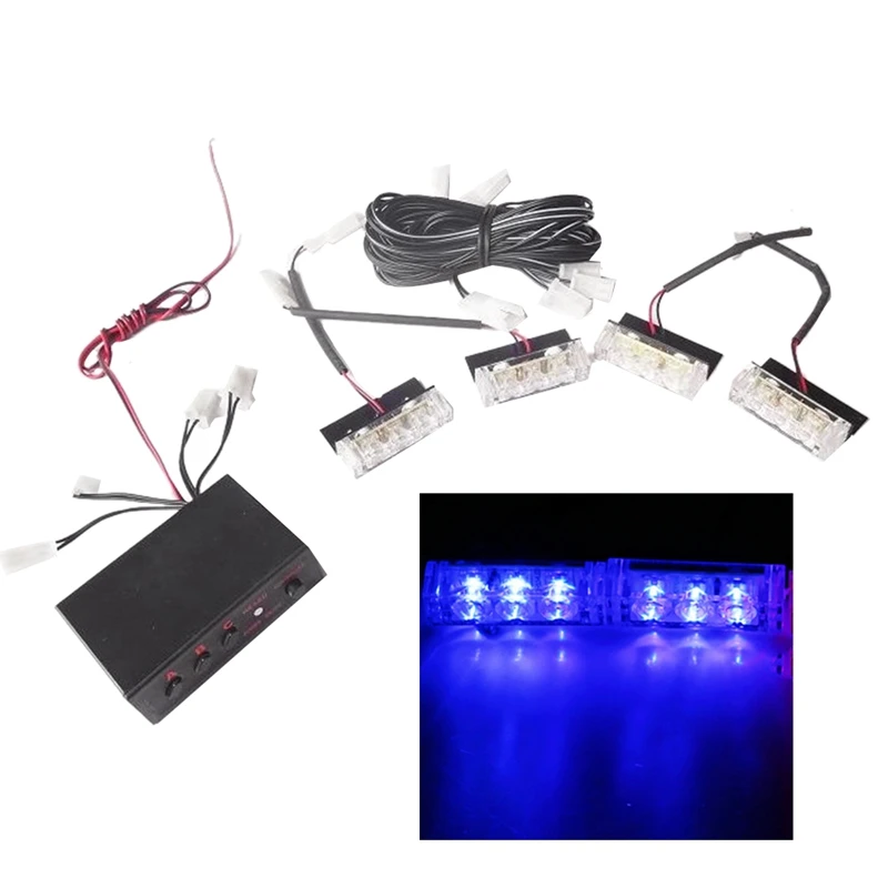 One Drag Four Strobe Lights Strobe Lights Signal Lights Car LED Lights General Car Supplies