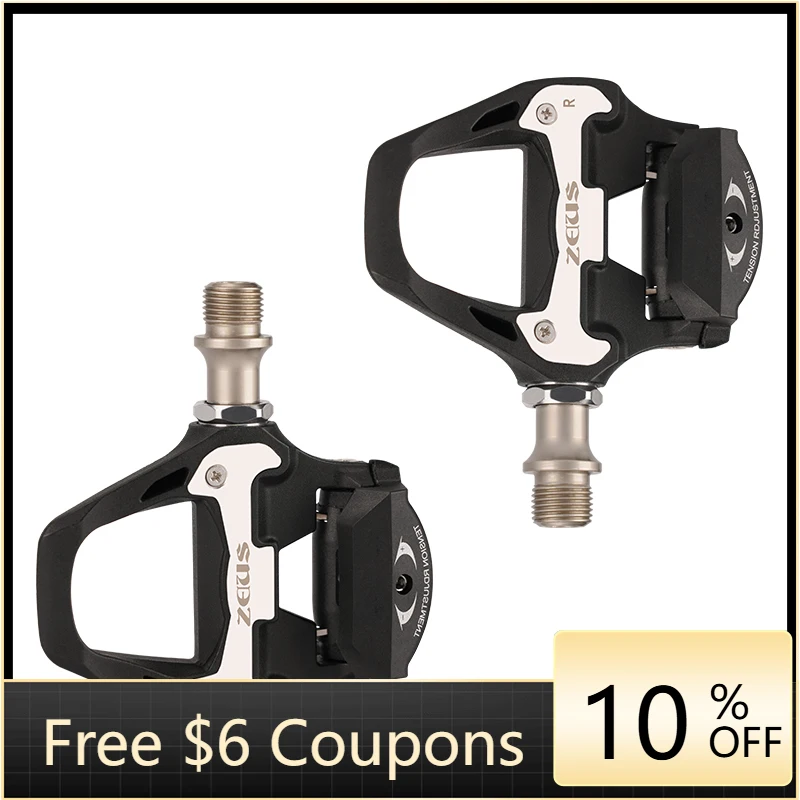 

Самоблокирующаяся педаль STLF ZEIUS для велосипеда с валом из хромомолибденовой стали и структурой DU+ Pelrin