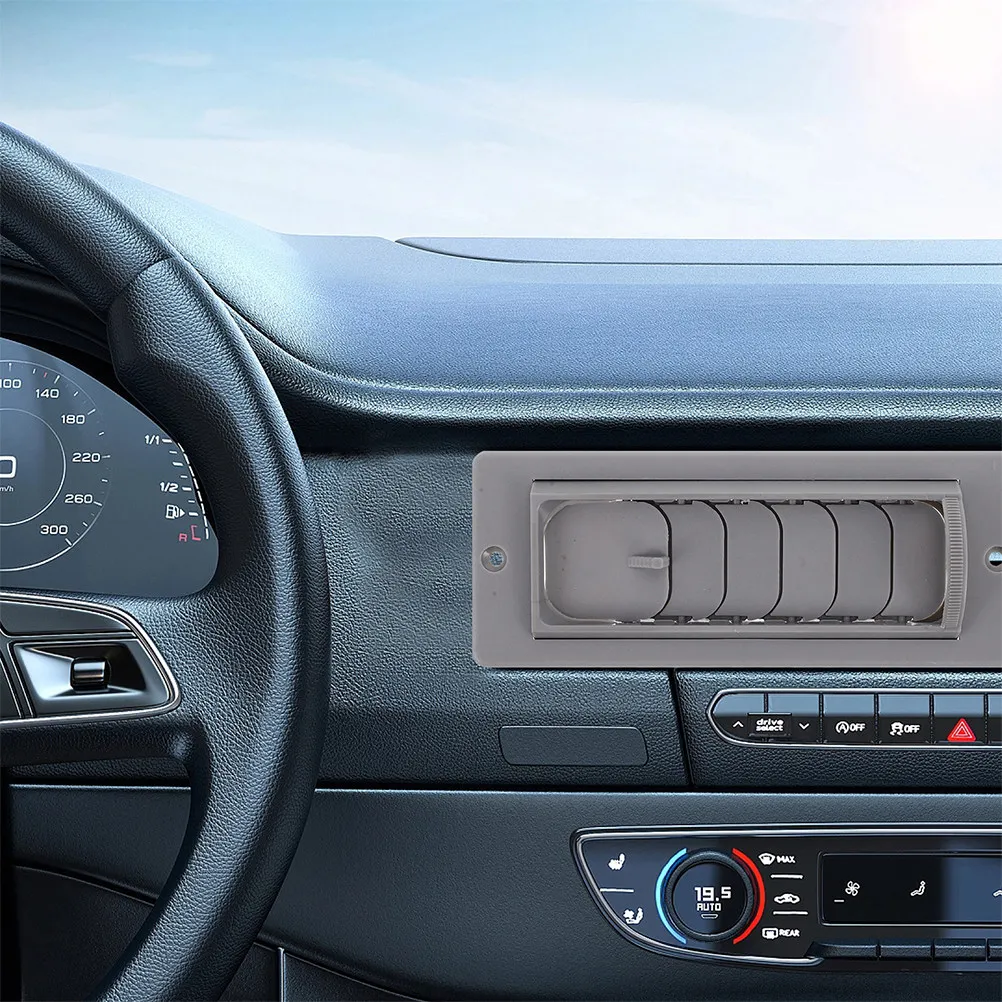 

2Pcs Universal Car Dash Air Vent Grille Air Conditioning Outlet for Vehicle Trucks Excavators Dashboard Vent Cover Replacement