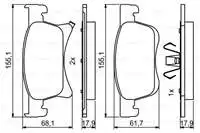 

Store code: 986494823 for ten brake pad 15 CORSA E