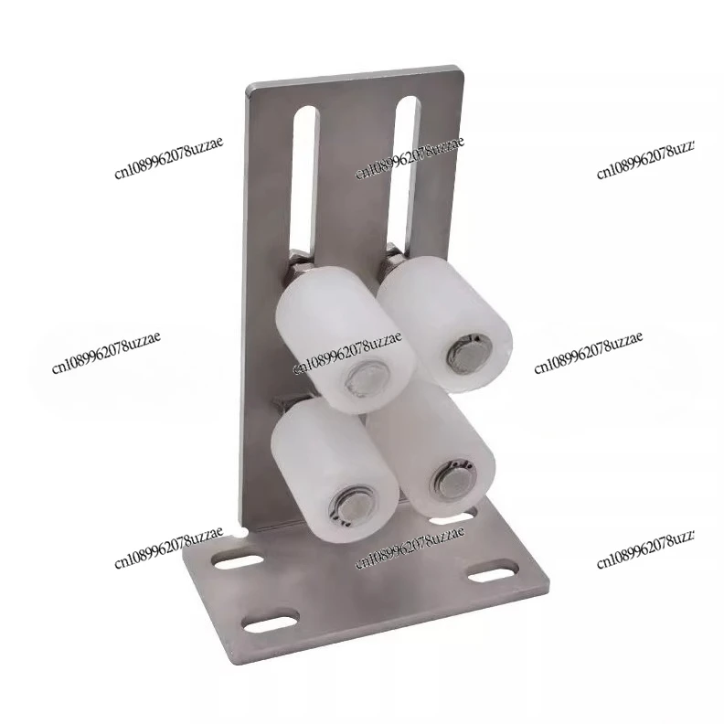 

Swing-free Four-wheel Limit Wheel, Nylon Guide Pulley for Translation Door, T-clip for Stainless Steel Door Sliding Door