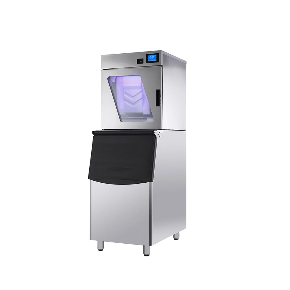 

Automatic Ice Machines Commercial Water Cooling Crescent Ice Maker Machine