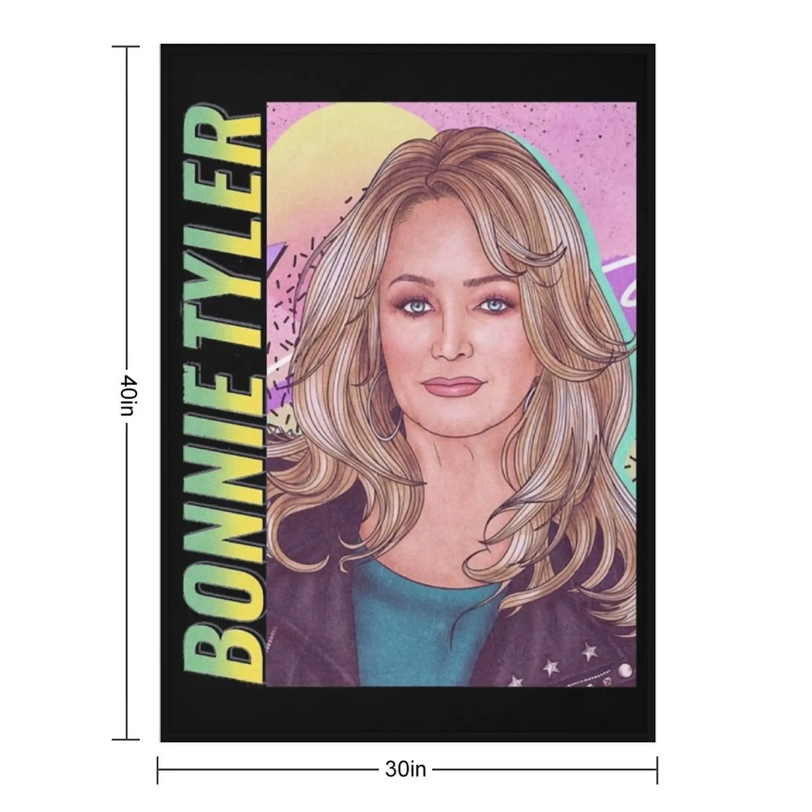 Bonnie Tyler Throw Blanket Hair valentine gift ideas Decoratives Thermal Blankets