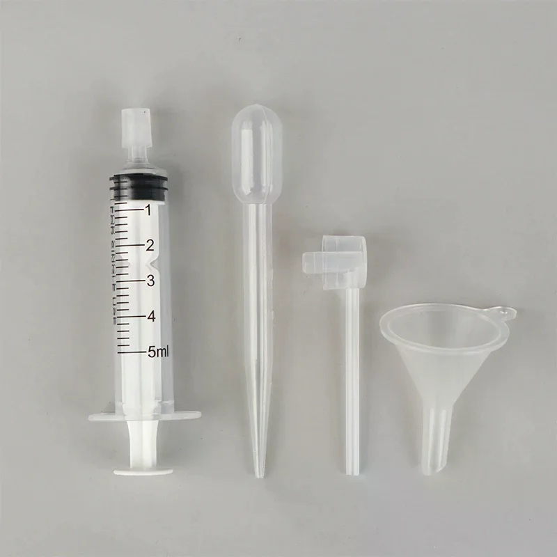 3/4 Stuks Parfum Refill Gereedschap Set Plastic Diffuser Spuit Stro Druppelaar Trechter Spray Doseren Vereist Cosmetische Gereedschap