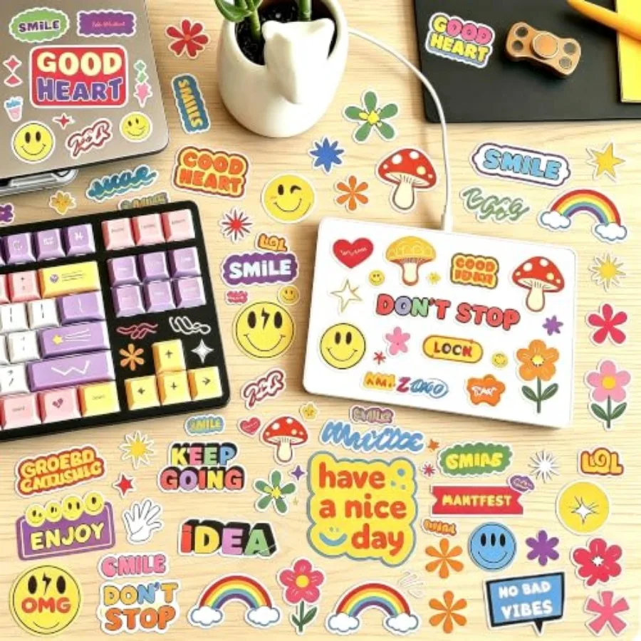 Printable Vinyl Sticker Paper for Printer - Waterproof Decal for Inkjet and Laser Printers, 8.5