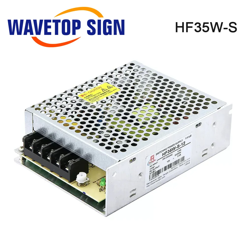 WaveTopSign Switch Power Supply HF30W-SM HF35W-S HF55W-SE 5V-48V لآلة القطع والنقش بالليزر Co2