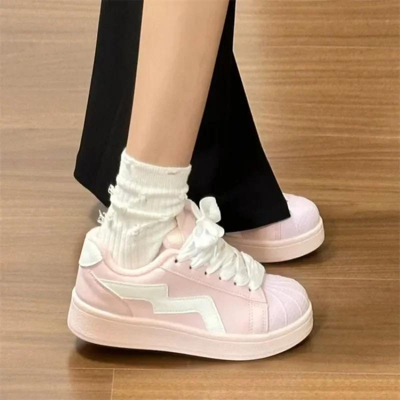 Korean Style Casual Trendy Bread Shoe Women's Street Snap Versatile Comfortable Lightweight Retro Slip-On Shoes for Students #3