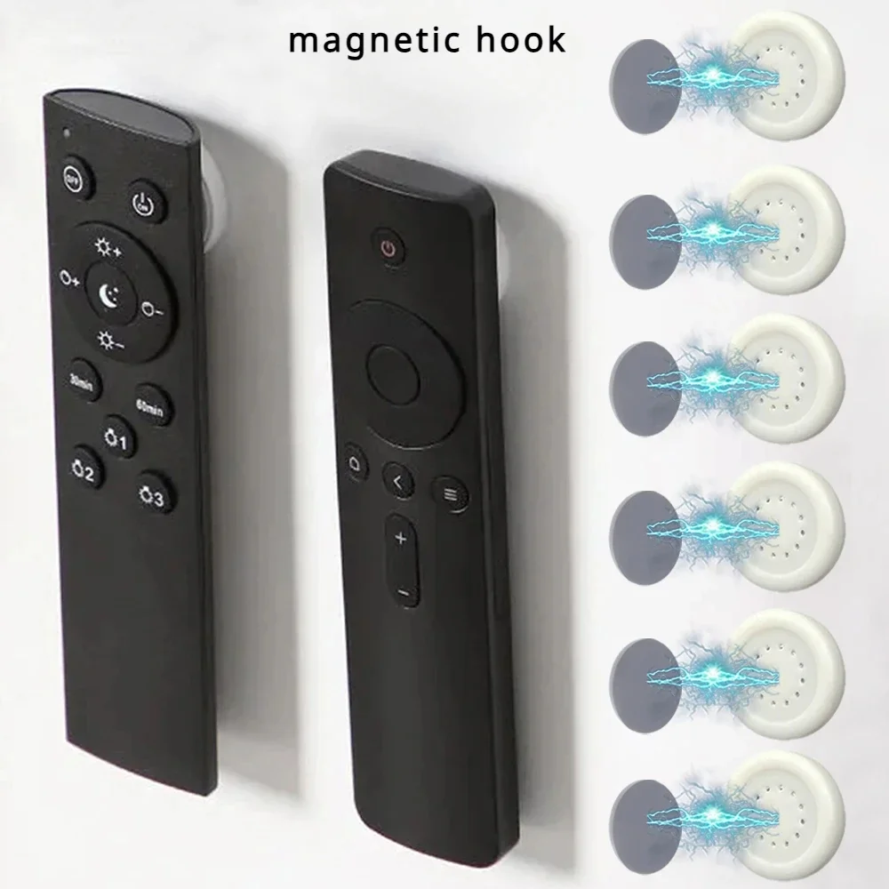 Household Hook Strong Magnetic Hook Magnet Remote Control Wall-mounted Home Refrigerator Storage Rack Sticker Garden Hooks