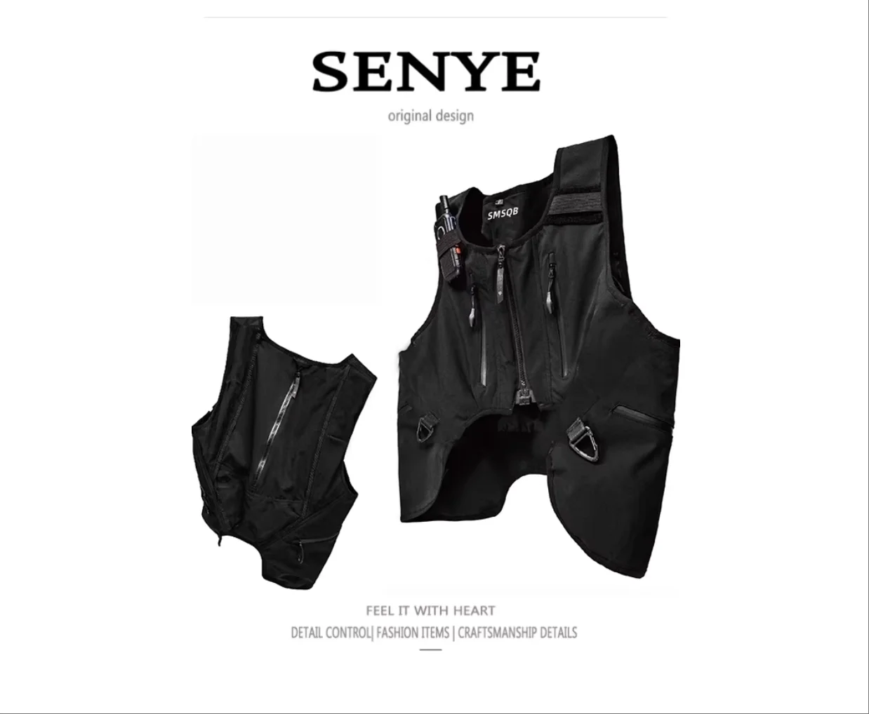 

2026new single and double board outdoor vest, waterproof and windproof vest, American trend versatile workwear, camisole for me