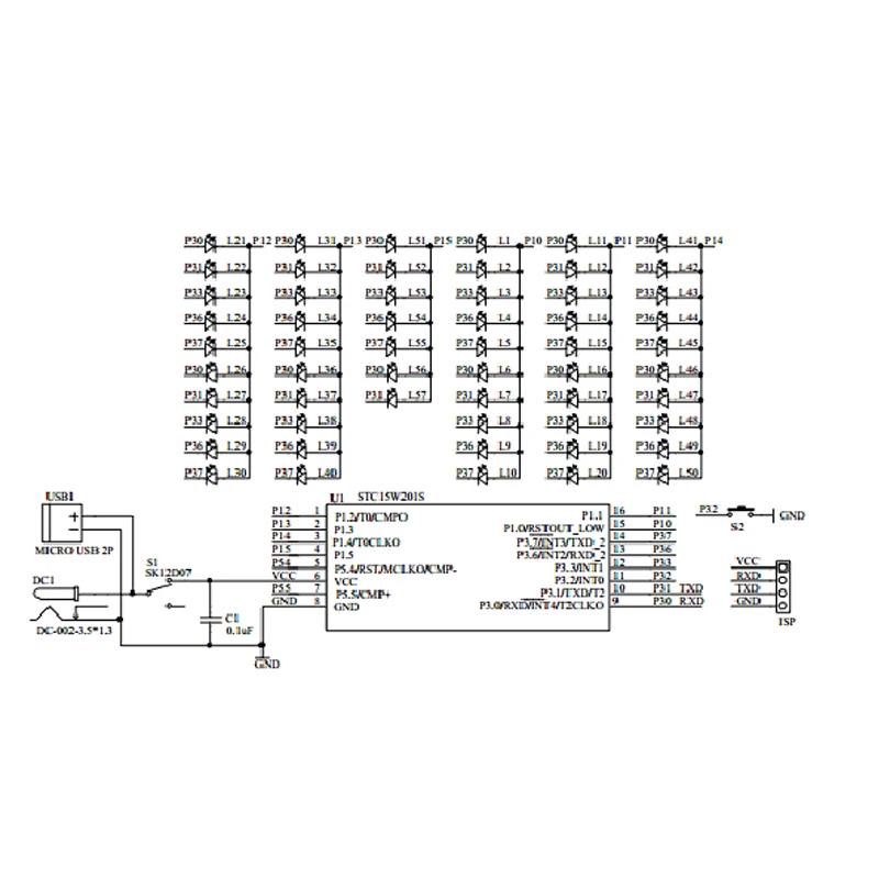 Light-emitting Diode LED Electronic Hourglass DIY Electronic Kit 5V Fun Welding  Electronic Component Welding Skills Training
