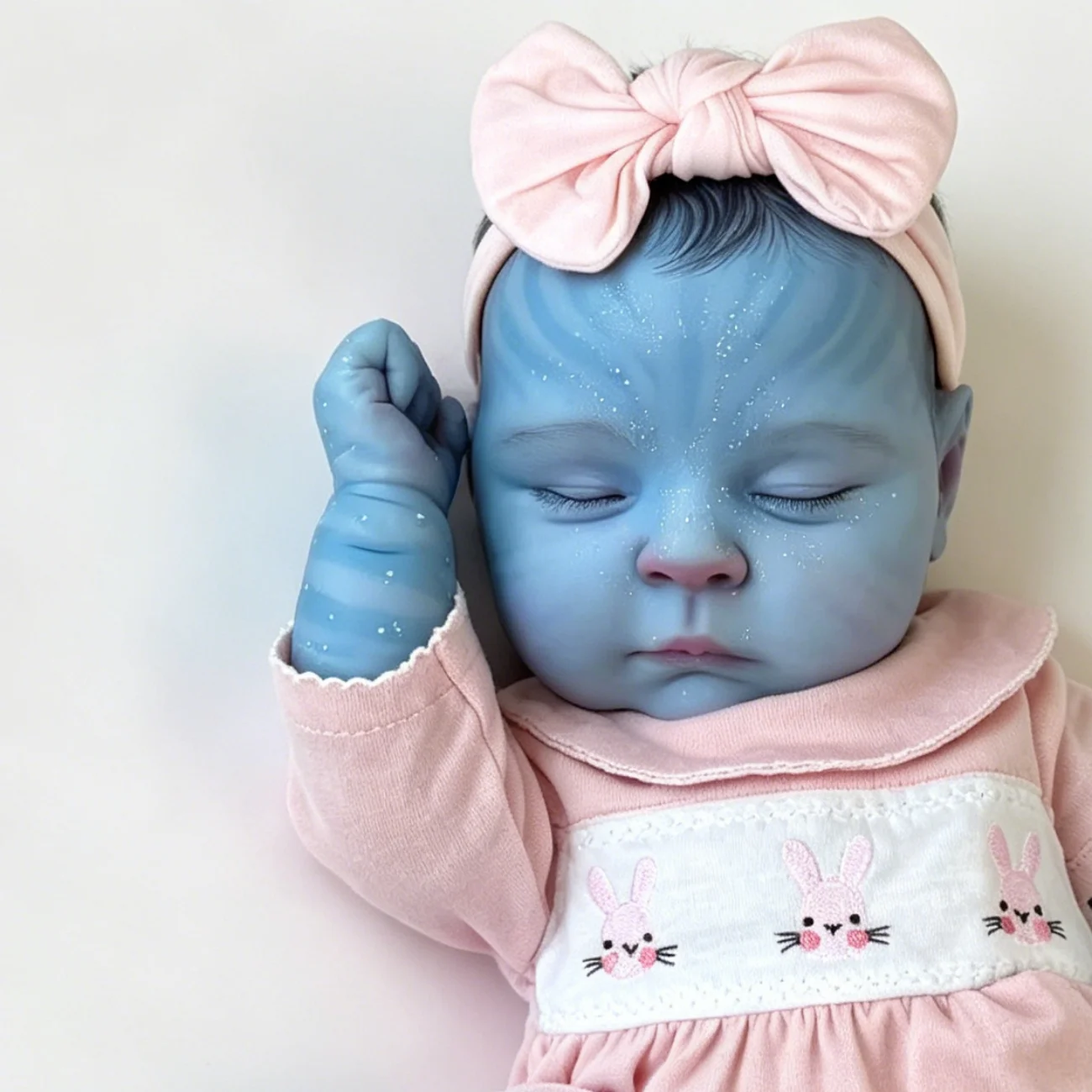 

BZDOLL 19 Inch 48 CM Full Vinyl Body Reborn Baby Doll Toy Lifelike Handmade Fashion Birthday Gift