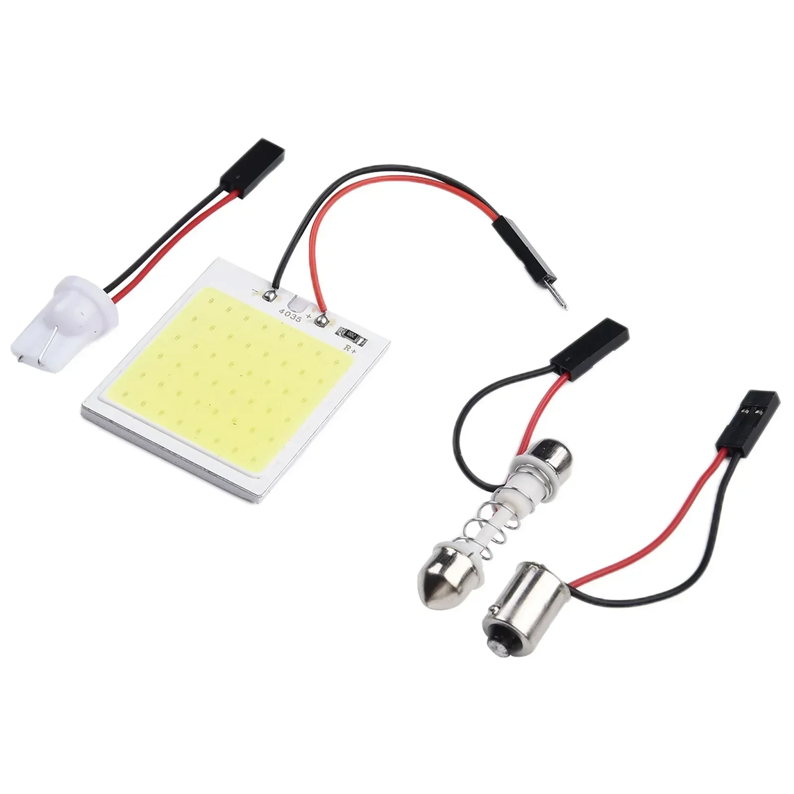 Car Reading Light Car Interior Ceiling 16/24/36/48LED Light Panel 6000K Light Chandelier BA9s Adapter Cob 24SMD 36SMD