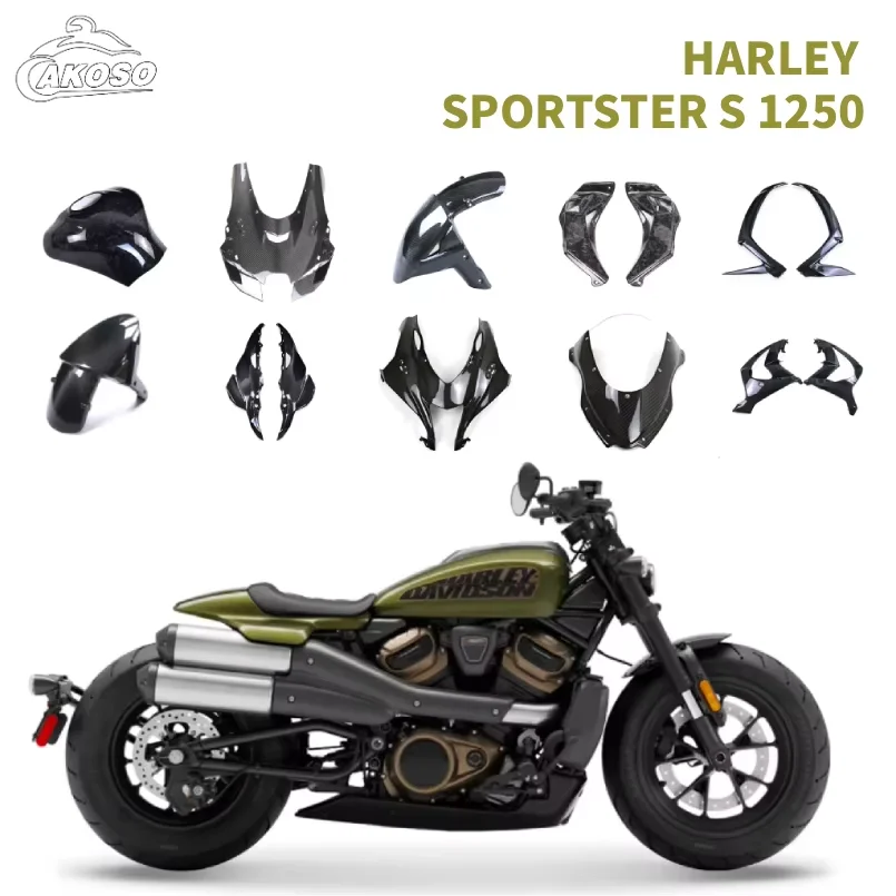 

For Harley Sportster S 1250 Motorcycle Modification Parts Racing Grade Modification 100% 3k Carbon Fiber