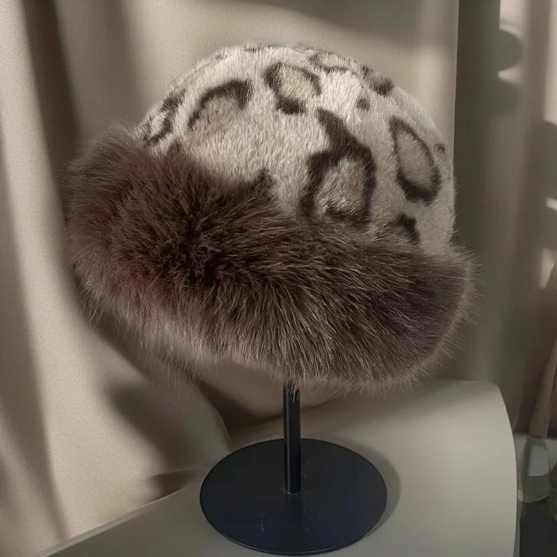 2025 Fashionable Warm Versatile Solid Color Practical Mongolian Hat 2025 New Thickened Warm Ear Protection Basin Hat