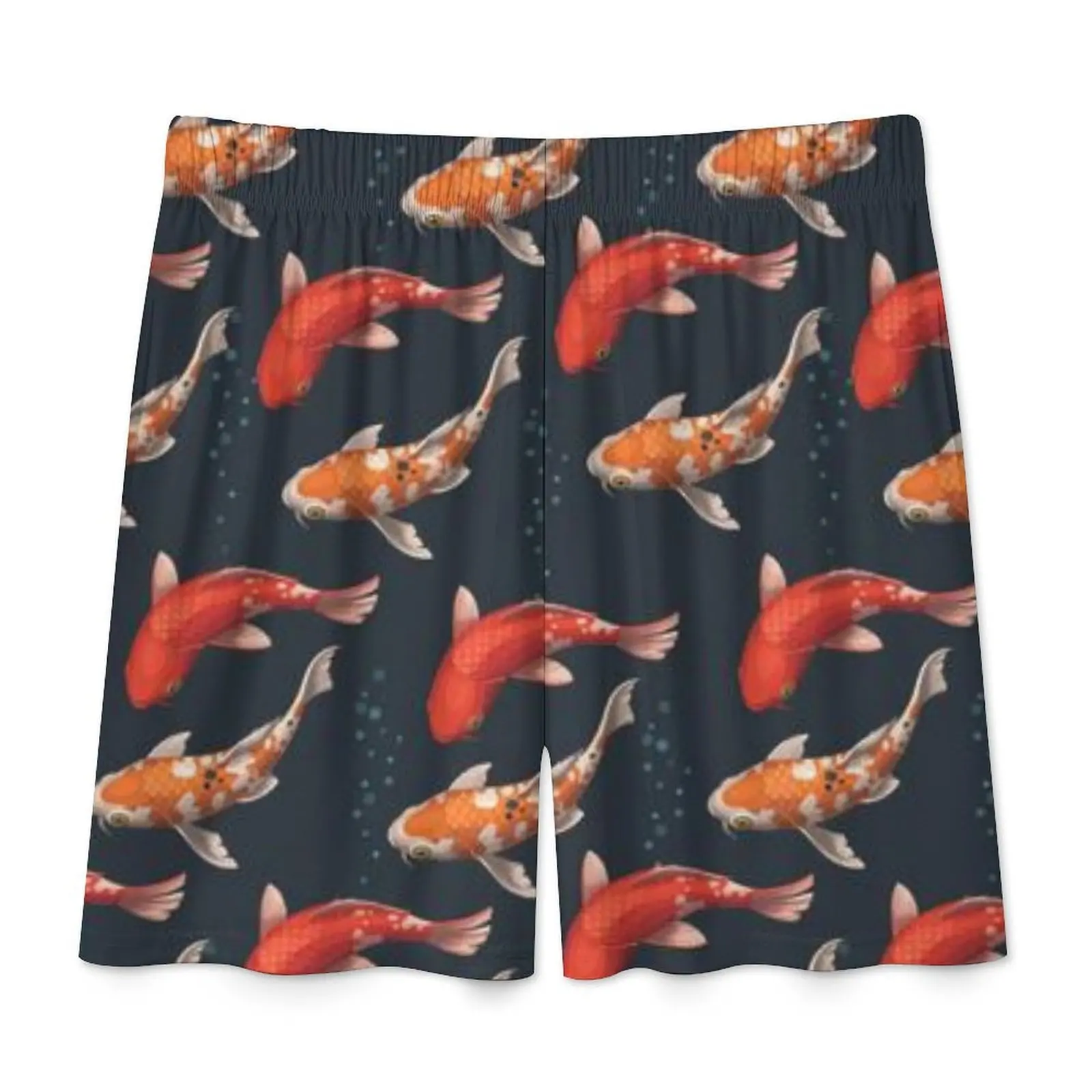 Koi Fish Ice-Cold Summer Pajama Trousers Shorts Half Pants Gift For Men Sleep Home Wear Breathable Comfort Casual Sport
