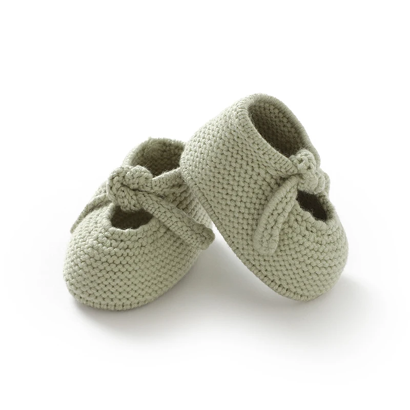 

Обувь для младенцев, вязаные сапоги-постельки для новорожденных мальчиков и девочек, модная однотонная обувь для малышей, аксессуары для одежды 0-18 месяцев