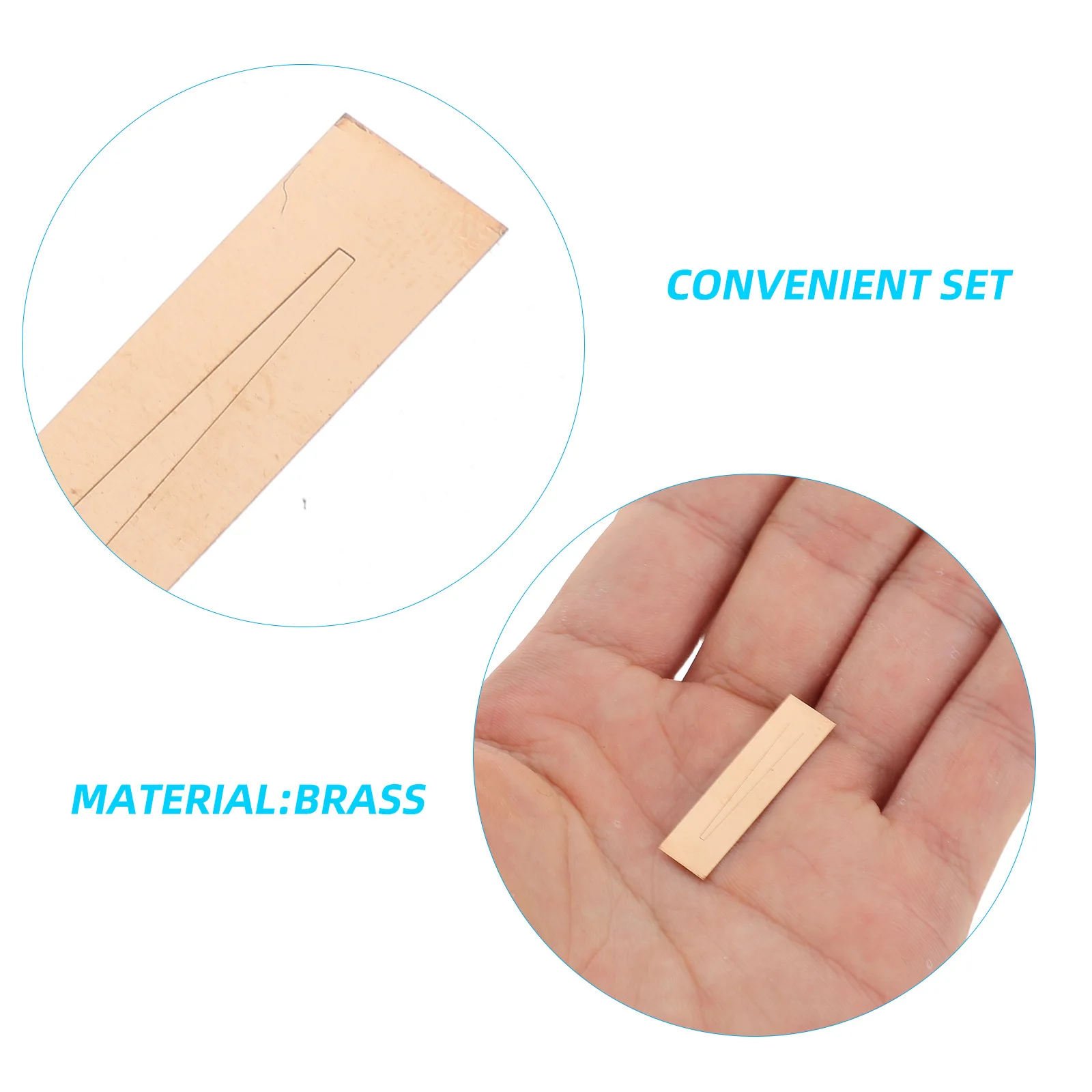 3 قطعة فلوت القرعيات النحاسية القصب مادة متينة مناسبة تناسب ملحقات الموسيقار التقليدية صوت محسن #6