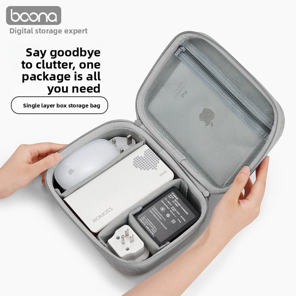 

Baona multifunctional digital storage bag, data cable storage, laptop protection box, headphone charger storage bag
