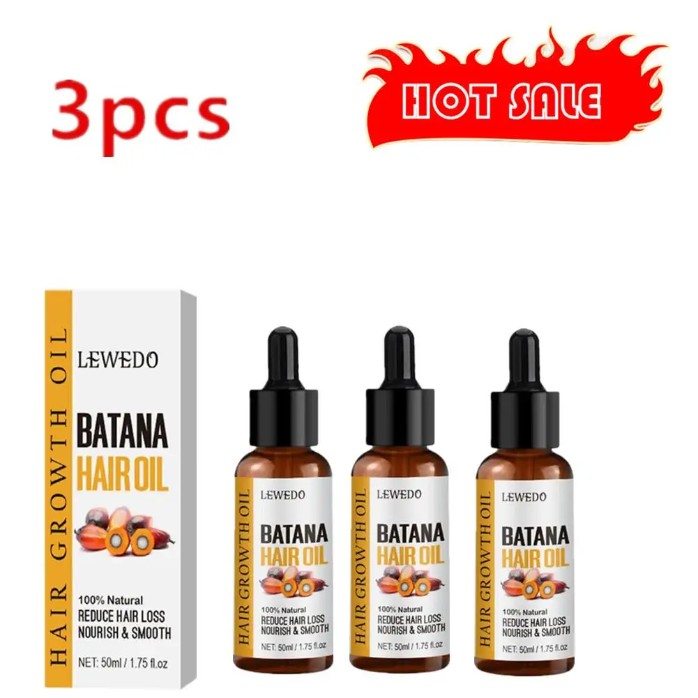 

3XBatana Oil For Hair 50ml Batana Hair Oil Hair Strengthen Essence Moisturizing Conditioner Hair Shine Oil Repair Damaged Hair