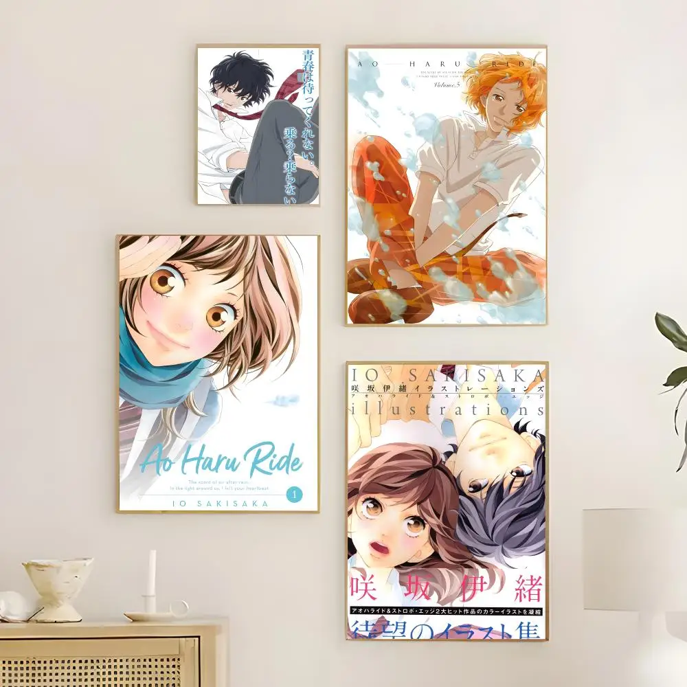 Anime Ao Haru Ride Poster  Poster Print Wall Art Pictures Canvas Painting Living Room Bedroom Home Decor